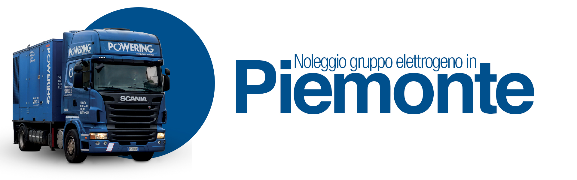 noleggio gruppo elettrogeno nella regione Piemonte