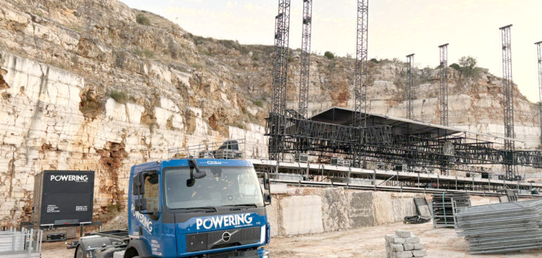 powering al concerto di gianna nannini con il noleggio gruppo elettrogeno iper silenzioso per eventi e spettacolo